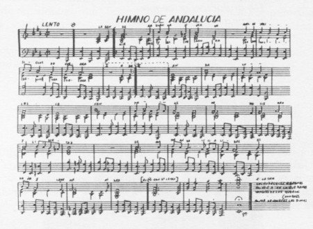 Primera interpretación pública del Himno de Andalucía